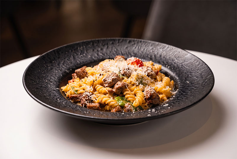 Fusilli mit Fleischragout